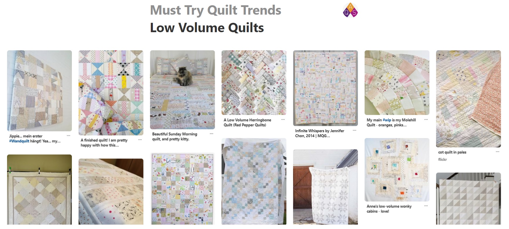 low volume quilts